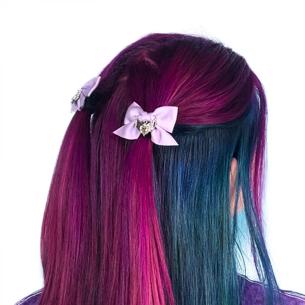 Attitude Hair Dye - Winged Heart Set Haarschleife - Lila